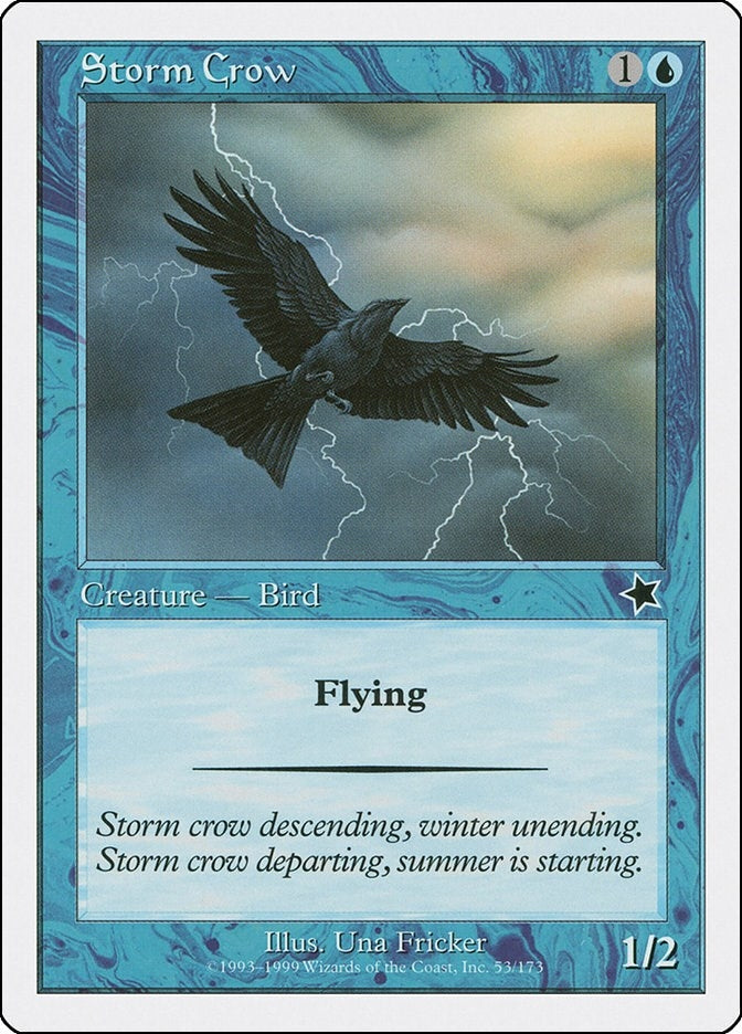 Image for Storm Crow (53) (S99) - Magic: The Gathering