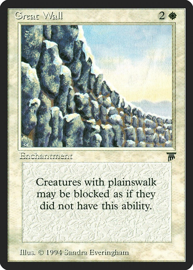 Image for Great Wall (LEG) - Magic: The Gathering