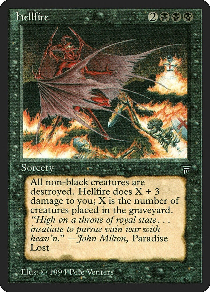 Image for Hellfire (LEG) - Magic: The Gathering