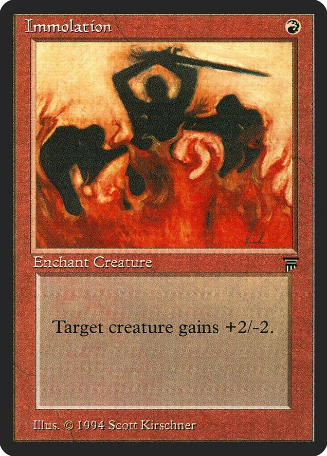 Image for Immolation (LEG) - Magic: The Gathering