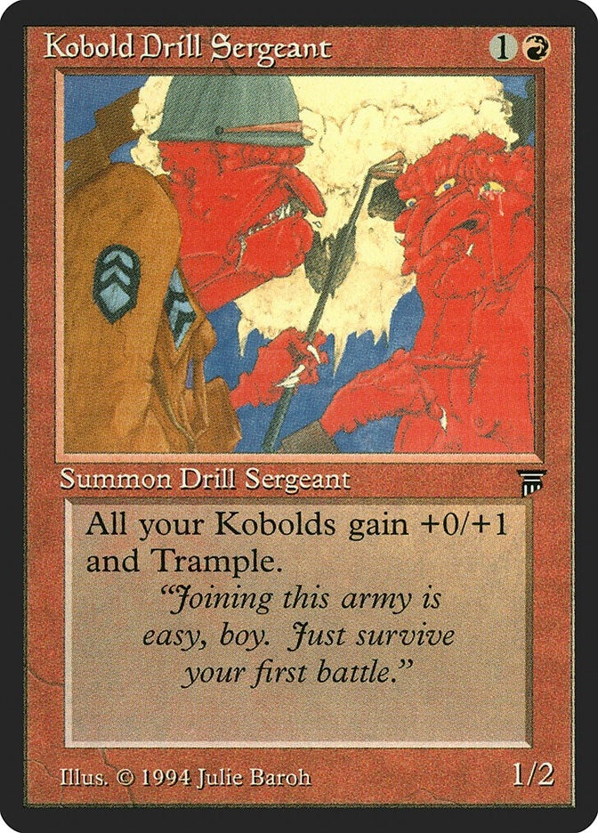 Image for Kobold Drill Sergeant (LEG) - Magic: The Gathering