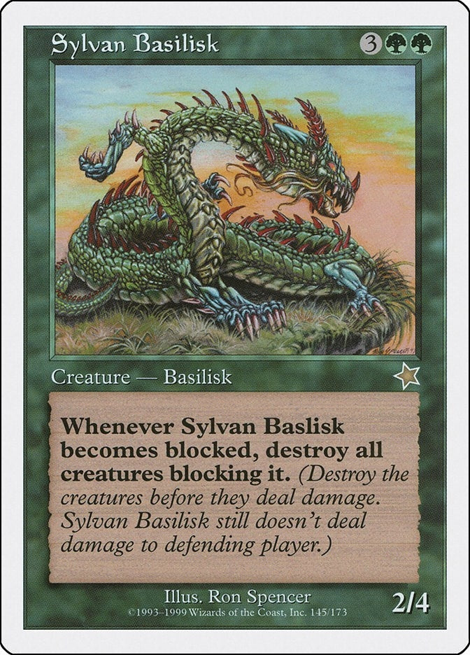 Image for Sylvan Basilisk (145) (S99) - Magic: The Gathering