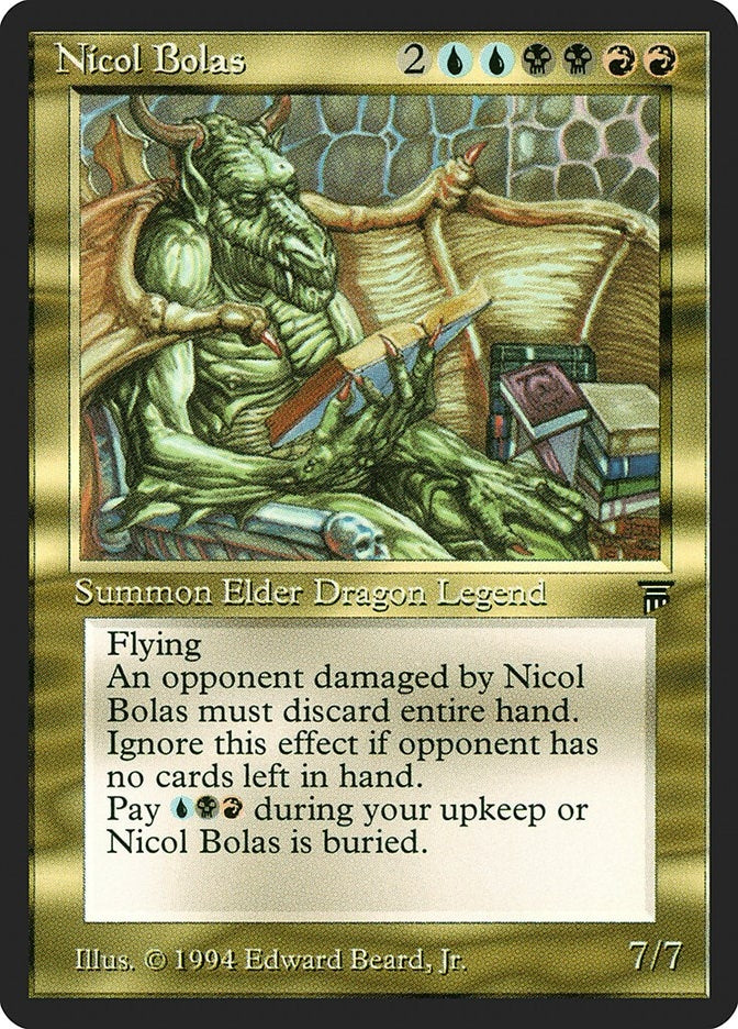Image for Nicol Bolas (LEG) - Magic: The Gathering
