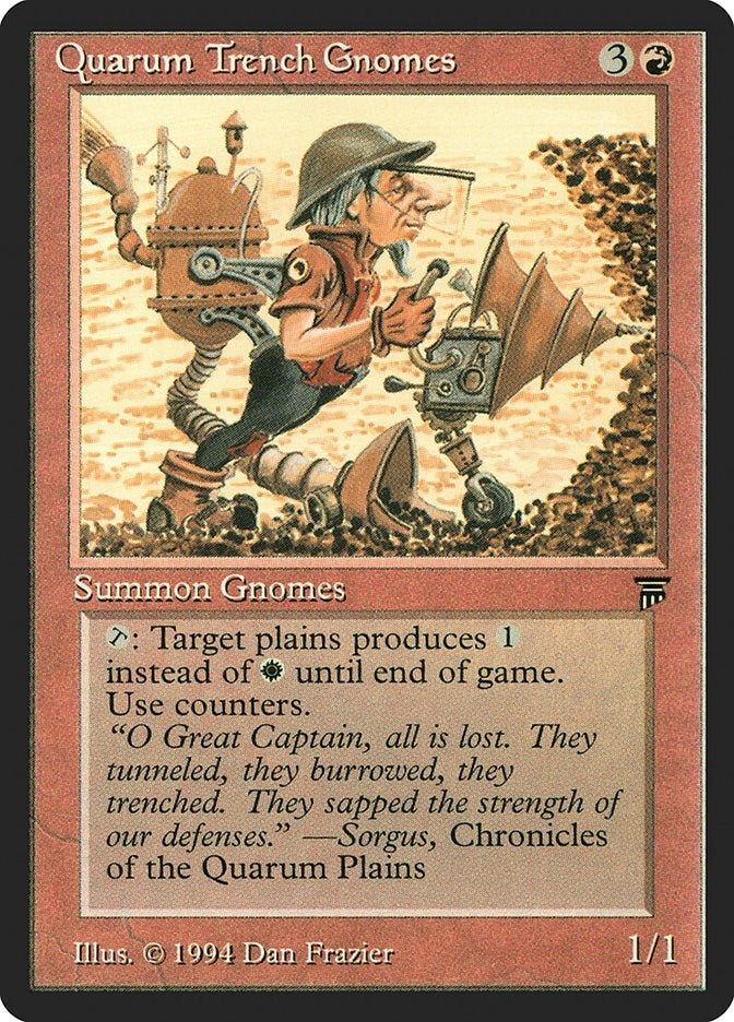 Image for Quarum Trench Gnomes (LEG) - Magic: The Gathering