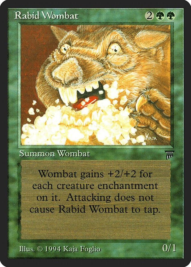 Image for Rabid Wombat (LEG) - Magic: The Gathering