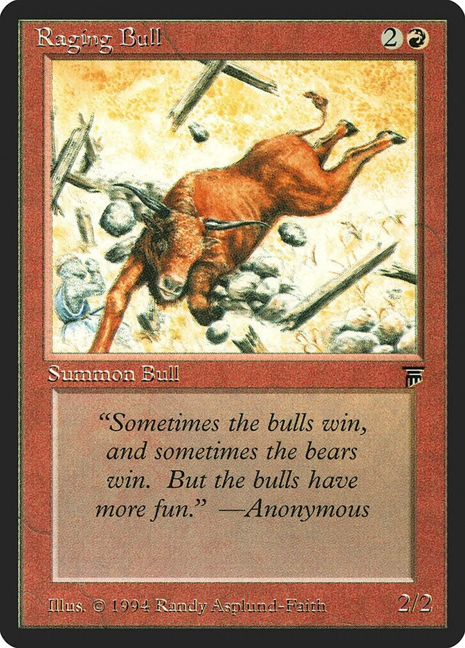 Image for Raging Bull (LEG) - Magic: The Gathering