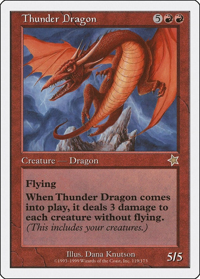 Image for Thunder Dragon (119) (S99) - Magic: The Gathering