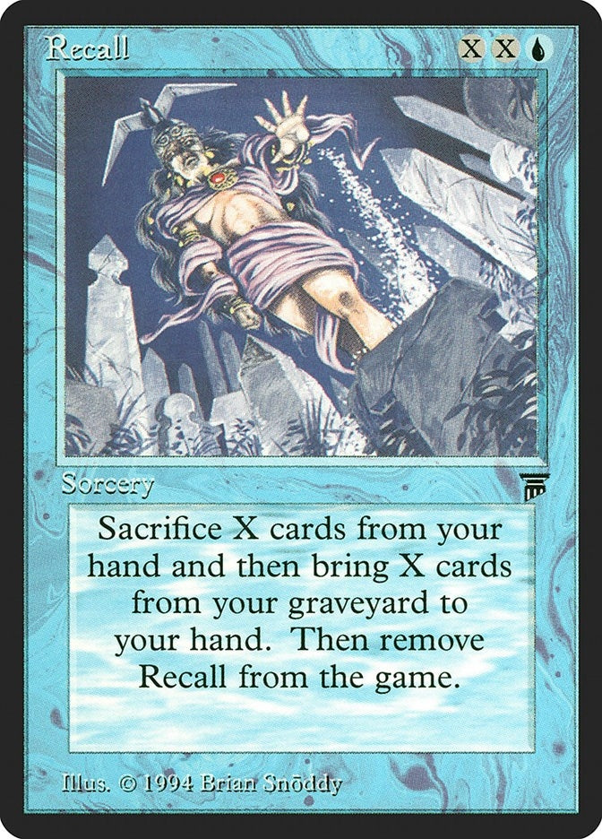 Image for Recall (LEG) - Magic: The Gathering