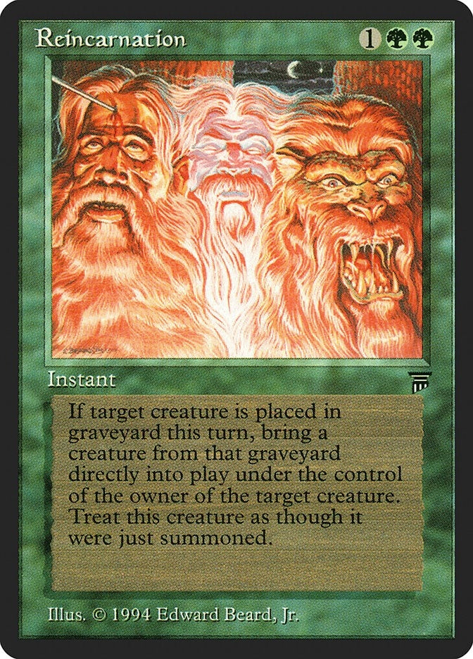 Image for Reincarnation (LEG) - Magic: The Gathering