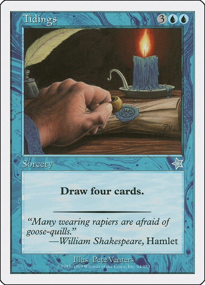 Image for Tidings (54) (S99) - Magic: The Gathering