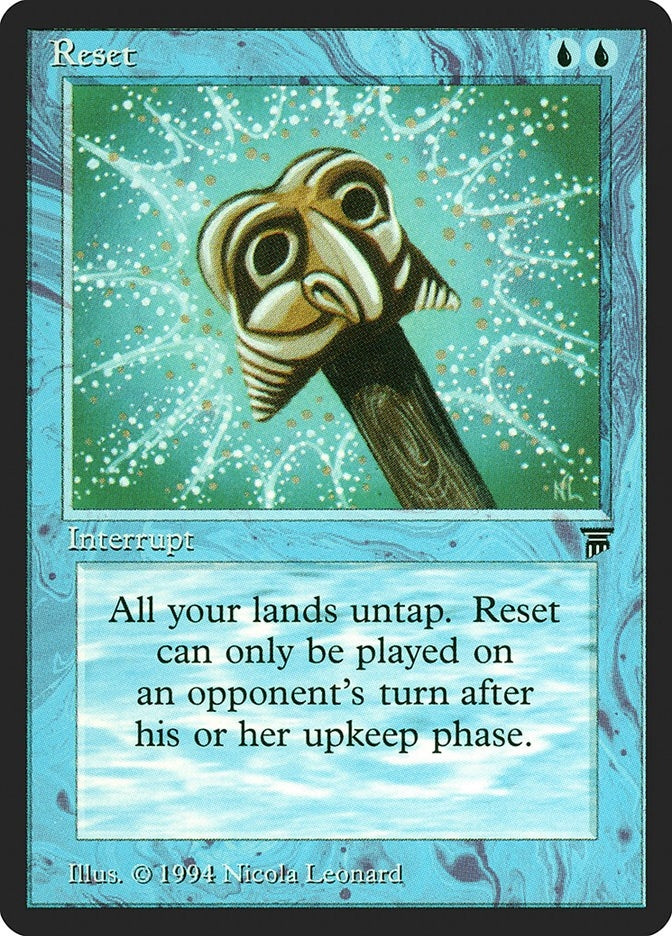 Image for Reset (LEG) - Magic: The Gathering