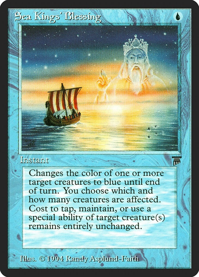 Image for Sea Kings' Blessing (LEG) - Magic: The Gathering