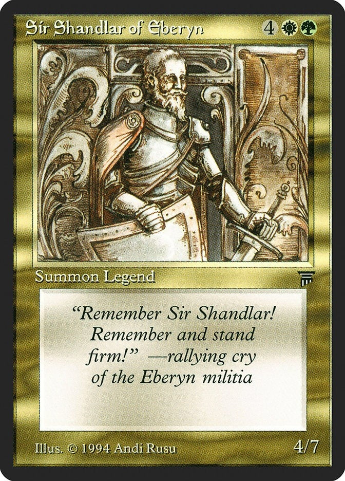 Image for Sir Shandlar of Eberyn (LEG) - Magic: The Gathering