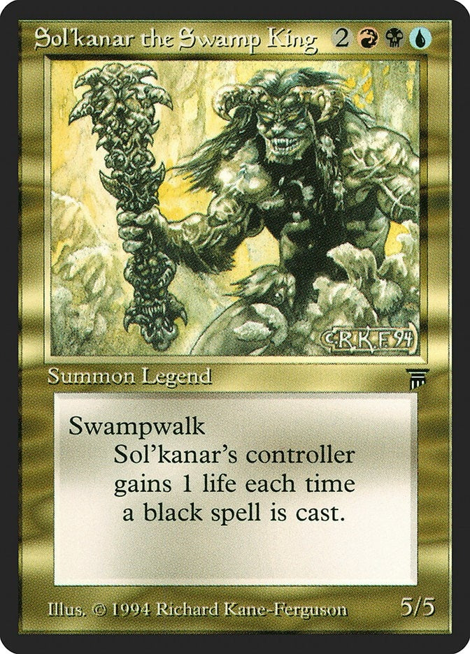 Image for Sol'kanar the Swamp King (LEG) - Magic: The Gathering