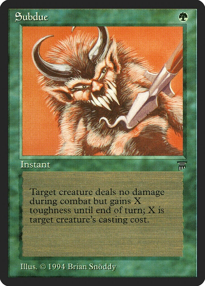 Image for Subdue (LEG) - Magic: The Gathering