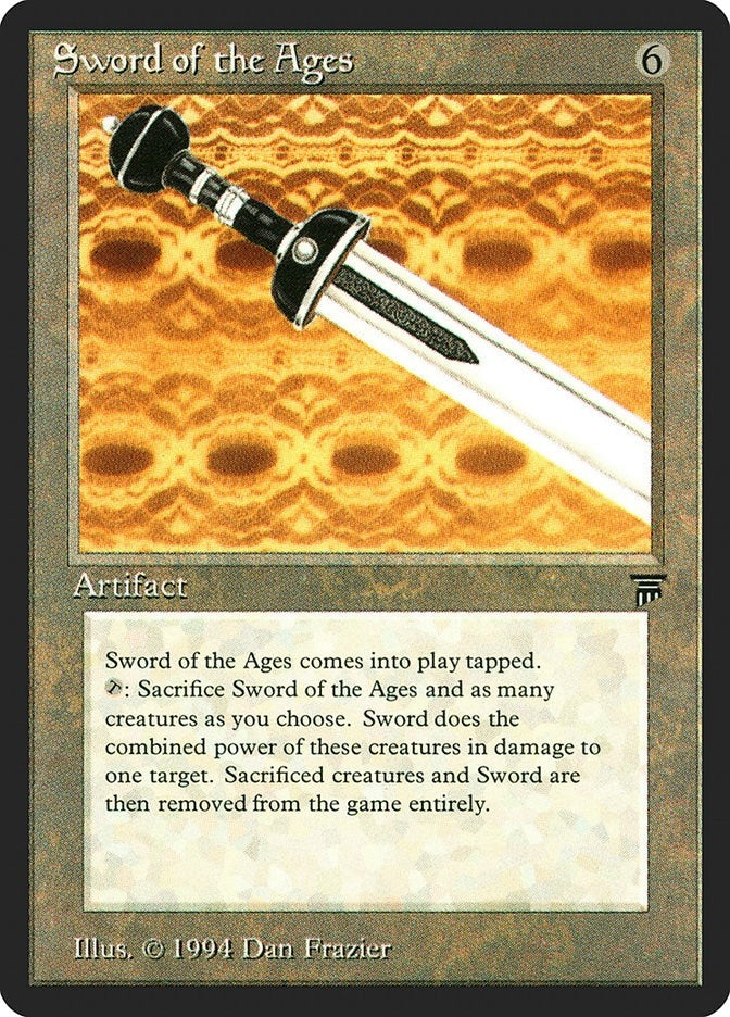 Image for Sword of the Ages (LEG) - Magic: The Gathering