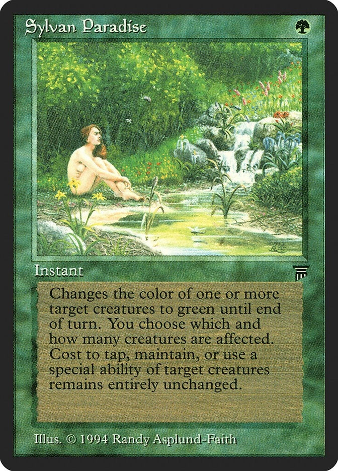 Image for Sylvan Paradise (LEG) - Magic: The Gathering