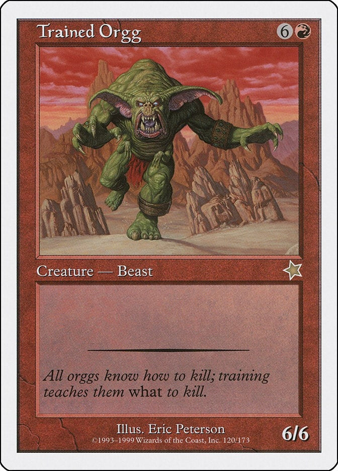 Image for Trained Orgg (120) (S99) - Magic: The Gathering