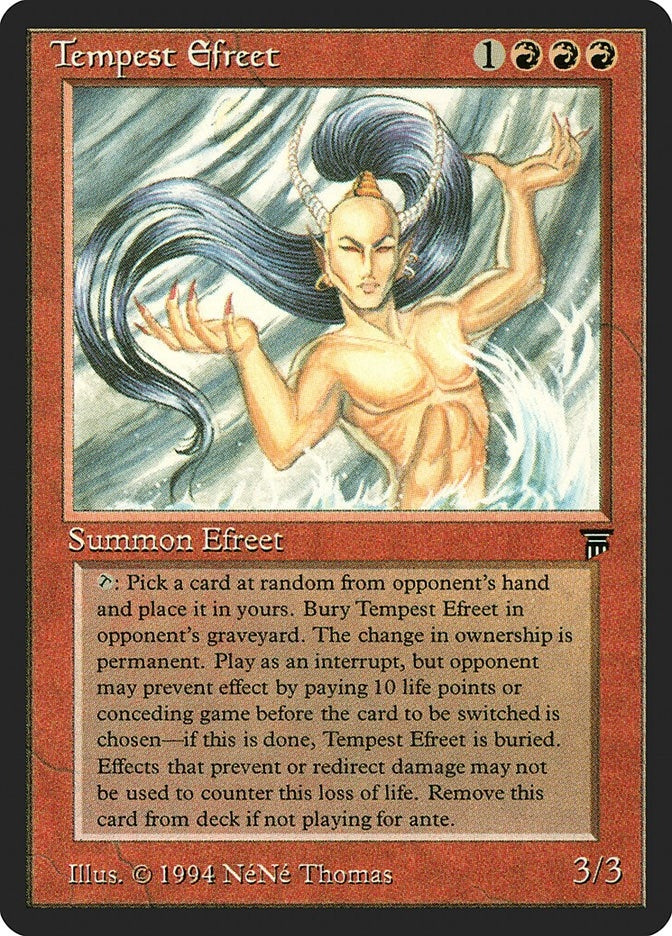 Image for Tempest Efreet (LEG) - Magic: The Gathering