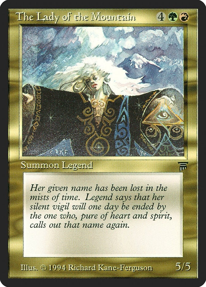 Image for The Lady of the Mountain (LEG) - Magic: The Gathering