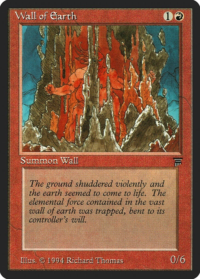 Image for Wall of Earth (LEG) - Magic: The Gathering