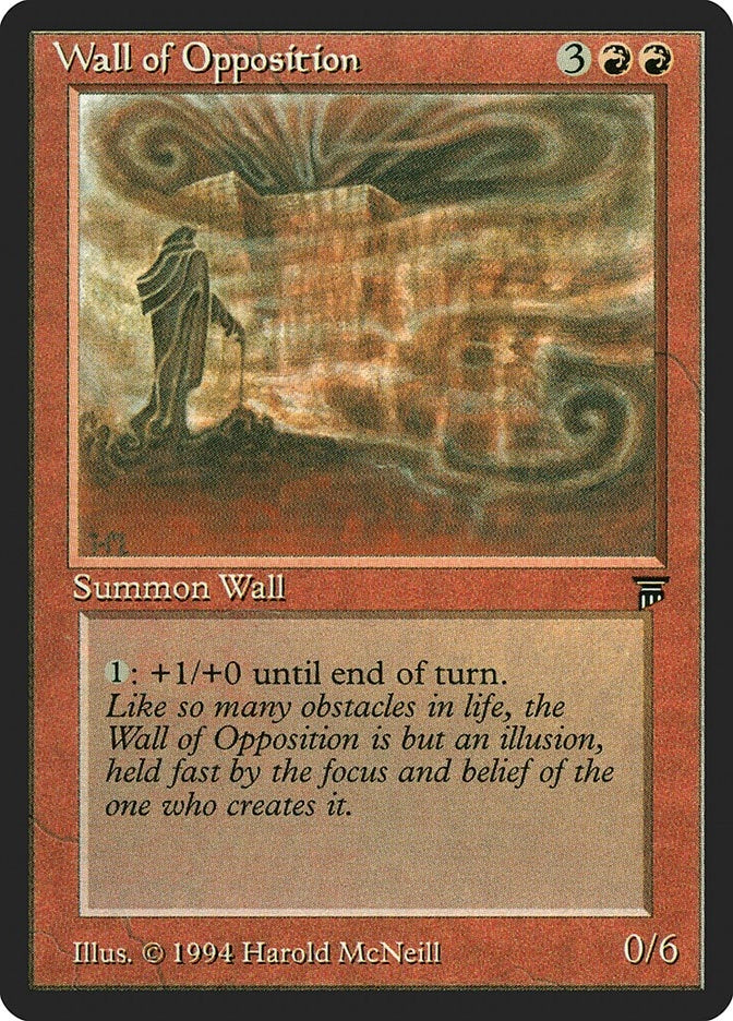 Image for Wall of Opposition (LEG) - Magic: The Gathering