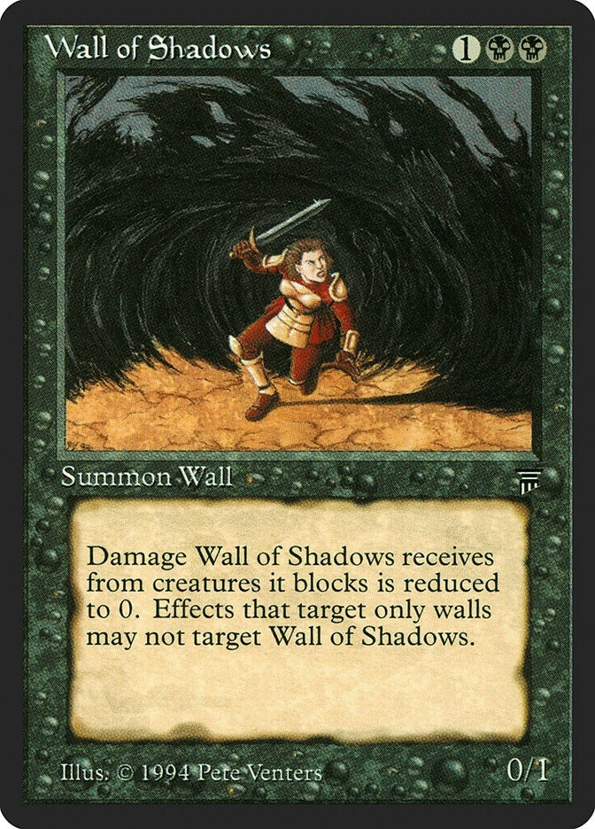 Image for Wall of Shadows (LEG) - Magic: The Gathering
