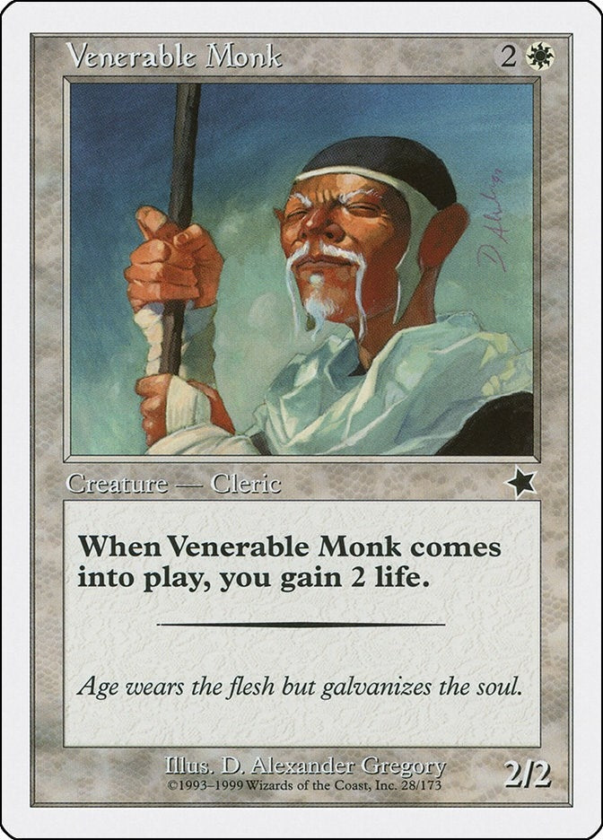 Image for Venerable Monk (28) (S99) - Magic: The Gathering