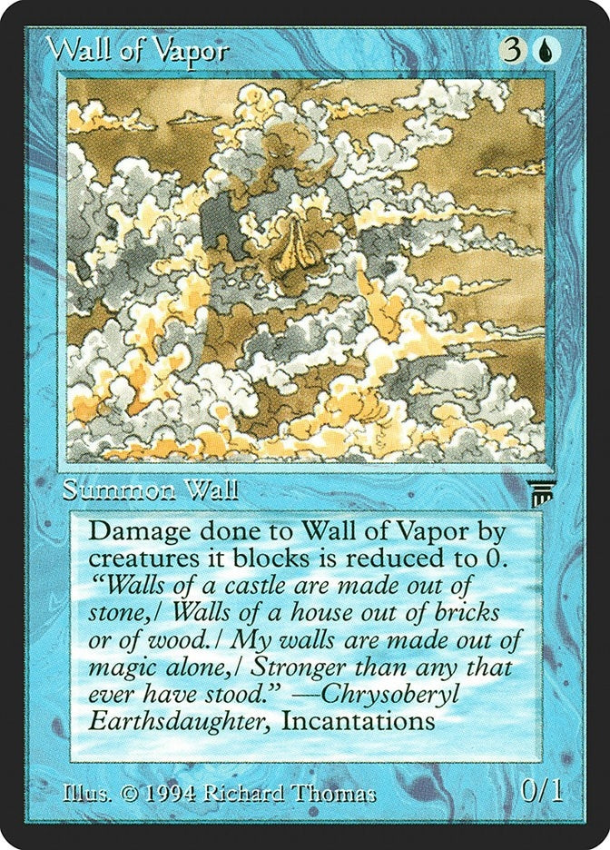 Image for Wall of Vapor (LEG) - Magic: The Gathering