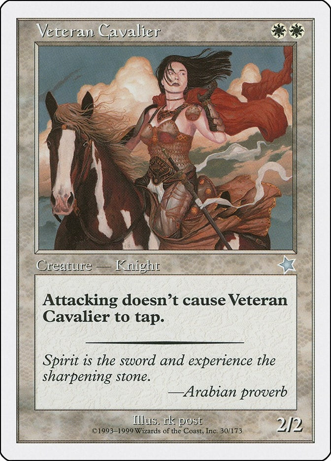 Image for Veteran Cavalier (30) (S99) - Magic: The Gathering