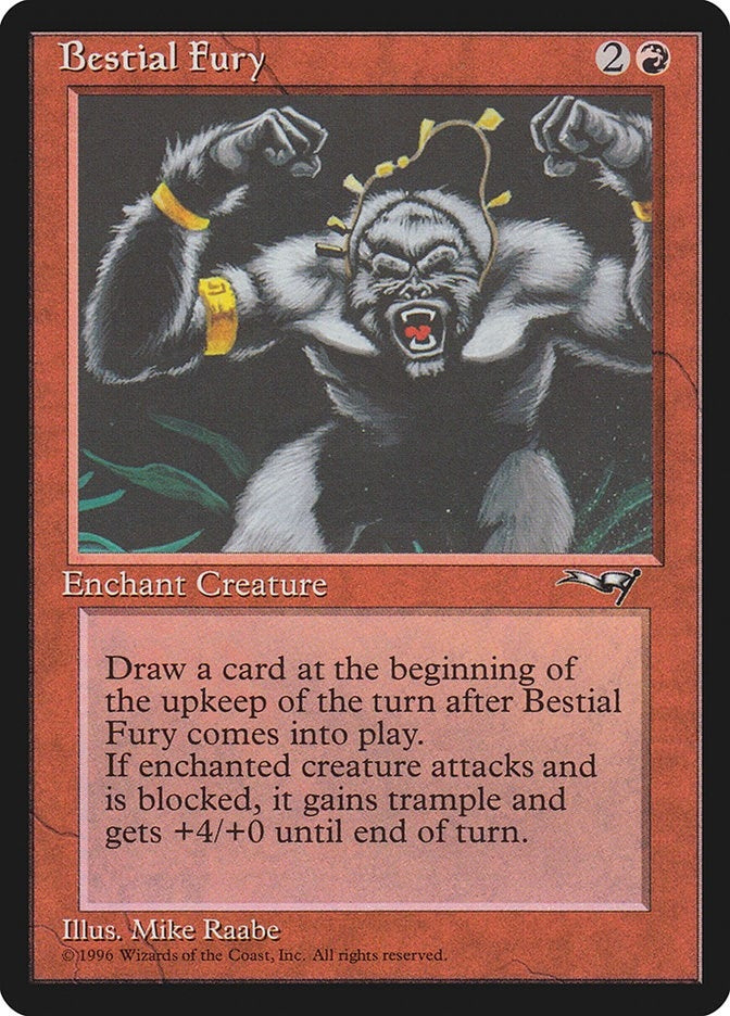 Image for Bestial Fury (100) (ALL) - Magic: The Gathering