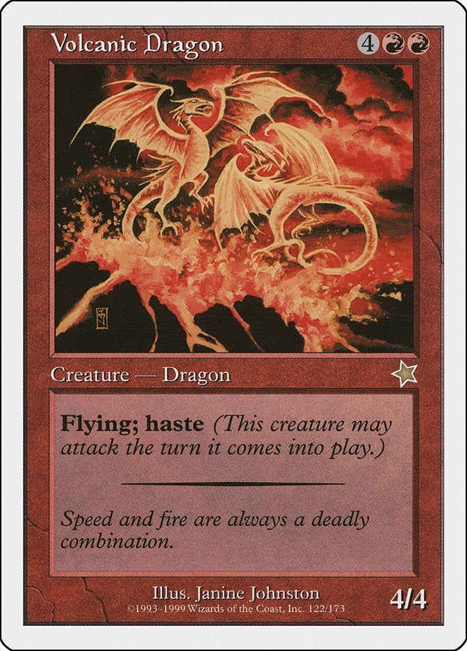 Image for Volcanic Dragon (122) (S99) - Magic: The Gathering
