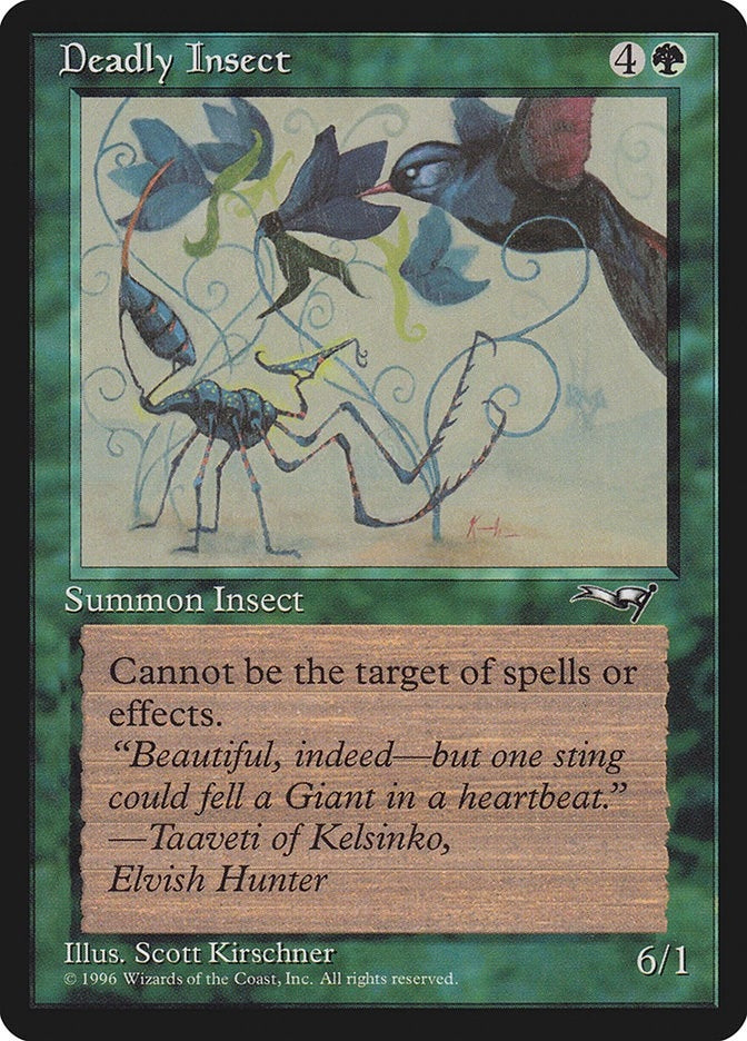 Image for Deadly Insect (Bird) (65) (ALL) - Magic: The Gathering