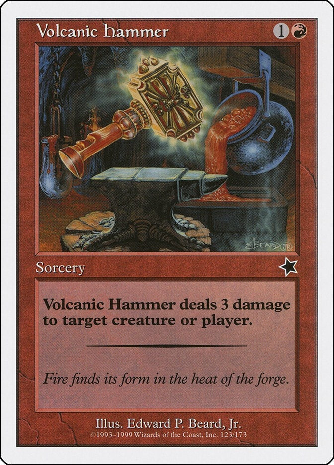 Image for Volcanic Hammer (123) (S99) - Magic: The Gathering