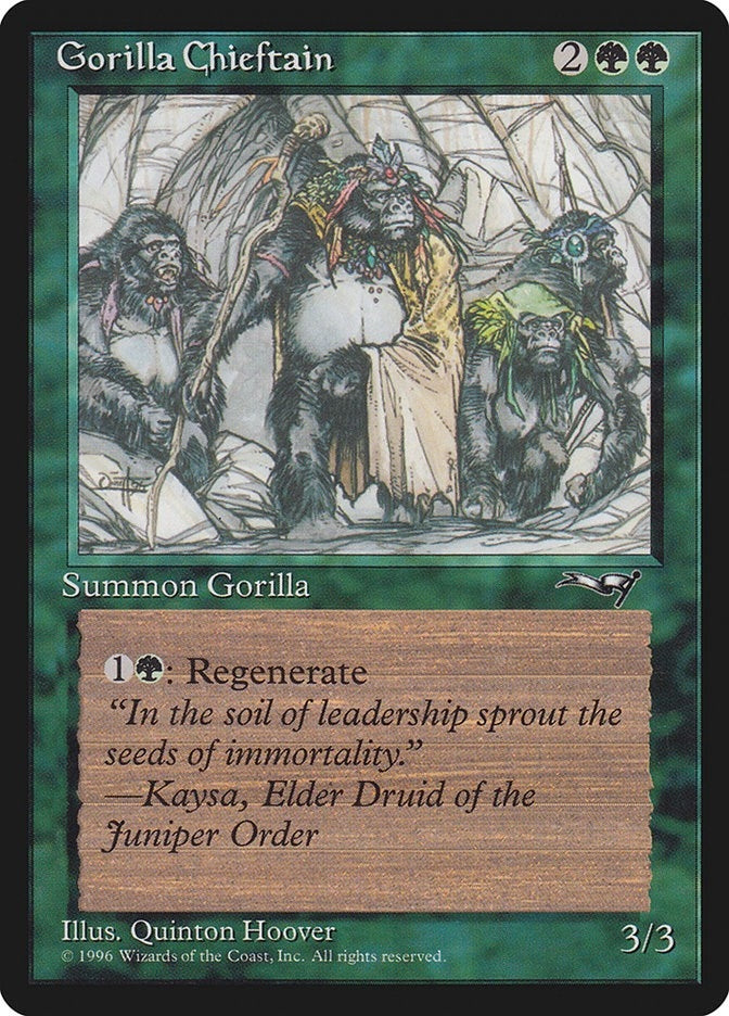 Image for Gorilla Chieftain (4 Gorillas) (78) (ALL) - Magic: The Gathering
