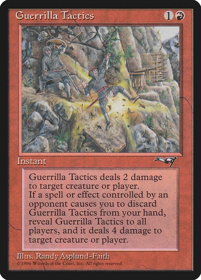 Image for Guerrilla Tactics (Cliff) (111) (ALL) - Magic: The Gathering