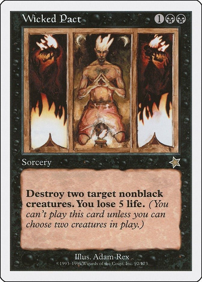 Image for Wicked Pact (92) (S99) - Magic: The Gathering