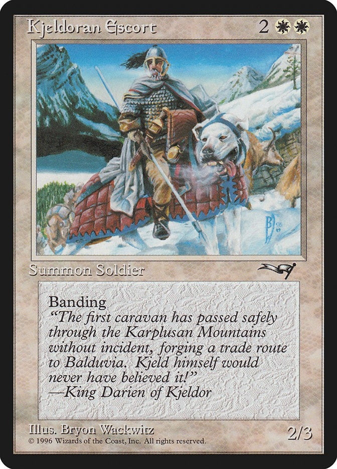 Image for Kjeldoran Escort (134) (ALL) - Magic: The Gathering