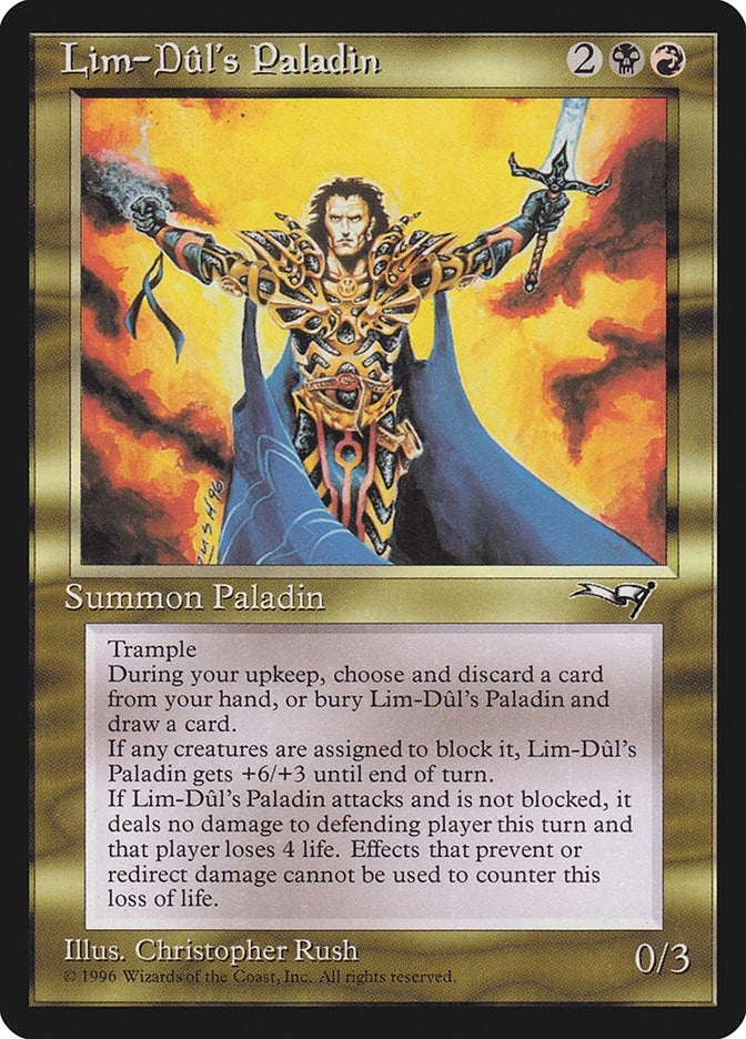 Image for Lim-Dul's Paladin (ALL) - Magic: The Gathering