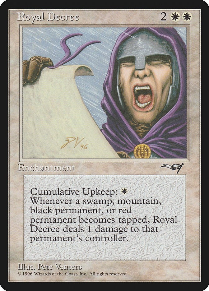 Image for Royal Decree (ALL) - Magic: The Gathering