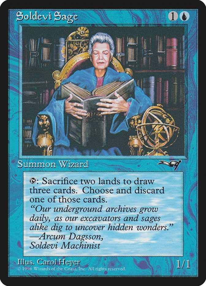 Image for Soldevi Sage (Old Woman) (52) (ALL) - Magic: The Gathering