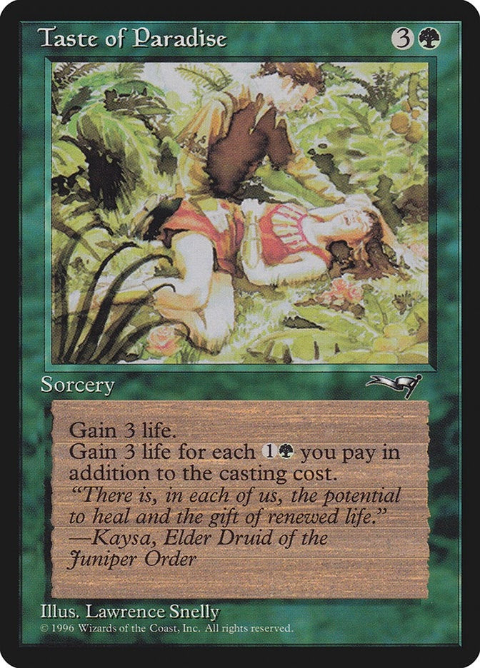Image for Taste of Paradise (85) (ALL) - Magic: The Gathering