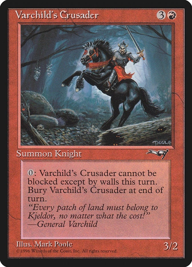 Image for Varchild's Crusader (121) (ALL) - Magic: The Gathering