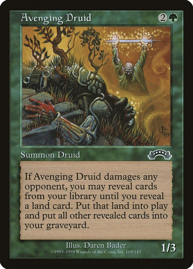 Image for Avenging Druid (105) (EXO) - Magic: The Gathering