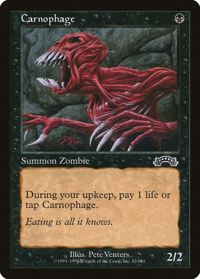Image for Carnophage (53) (EXO) - Magic: The Gathering