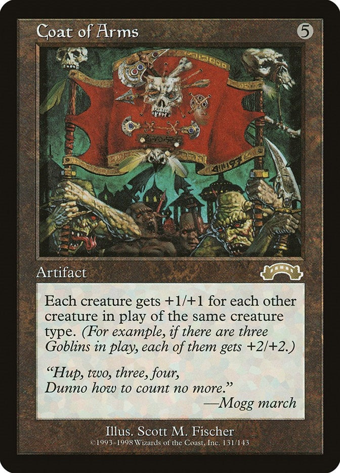 Image for Coat of Arms (131) (EXO) - Magic: The Gathering