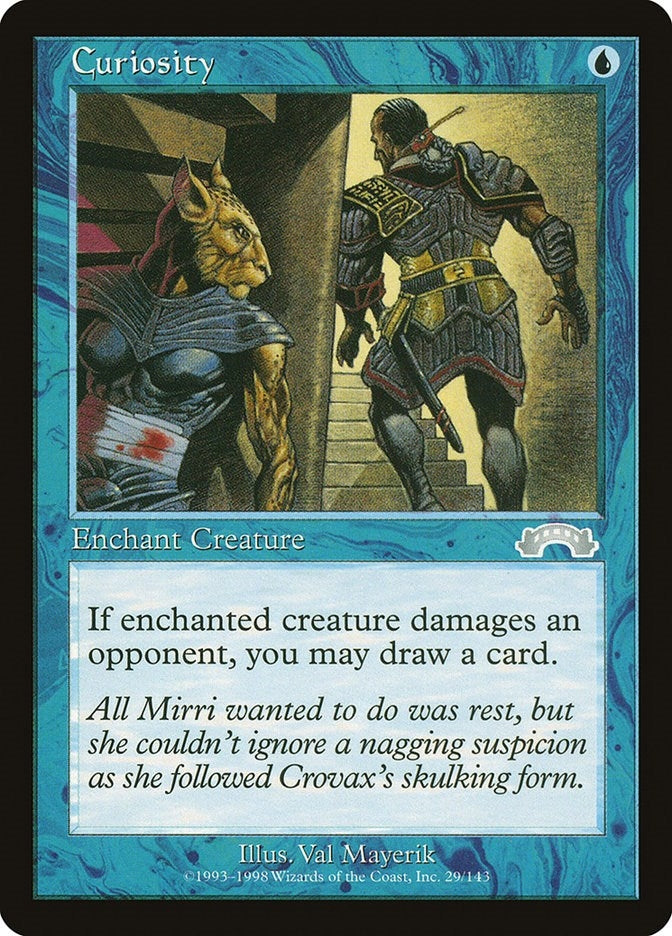 Image for Curiosity (29) (EXO) - Magic: The Gathering