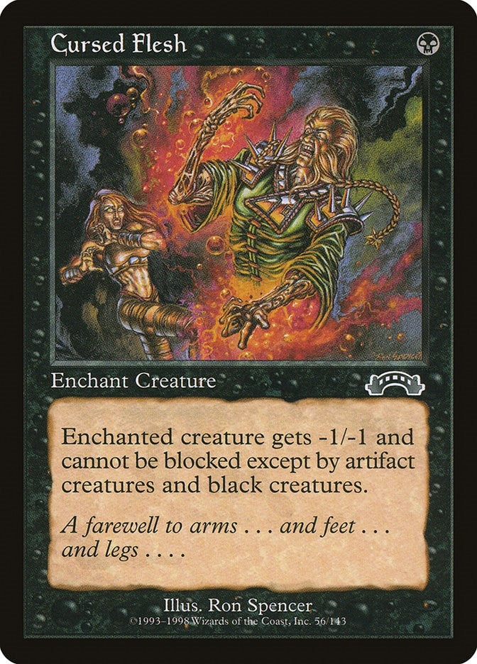 Image for Cursed Flesh (56) (EXO) - Magic: The Gathering