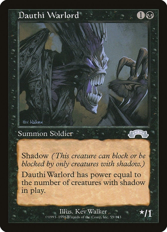 Image for Dauthi Warlord (59) (EXO) - Magic: The Gathering