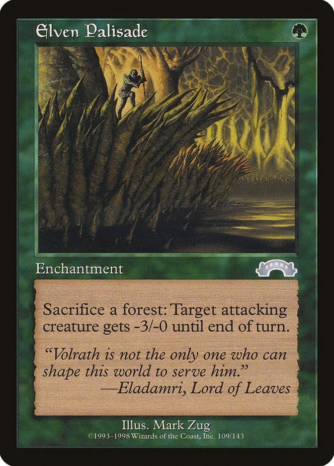 Image for Elven Palisade (109) (EXO) - Magic: The Gathering